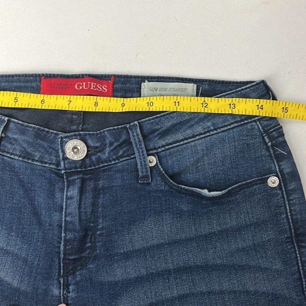 Guess Low Rise Straight Leg Jeans - Picture 6 of 9